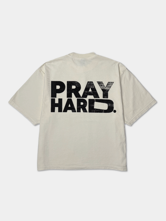 PRAY HARD TEE