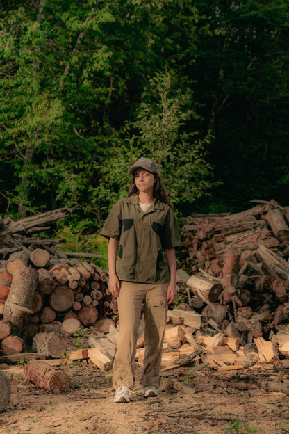 MOSS GREEN CAMP SHIRT