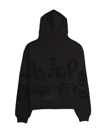 FRENCH TERRY HOODIE - OFF BROWN