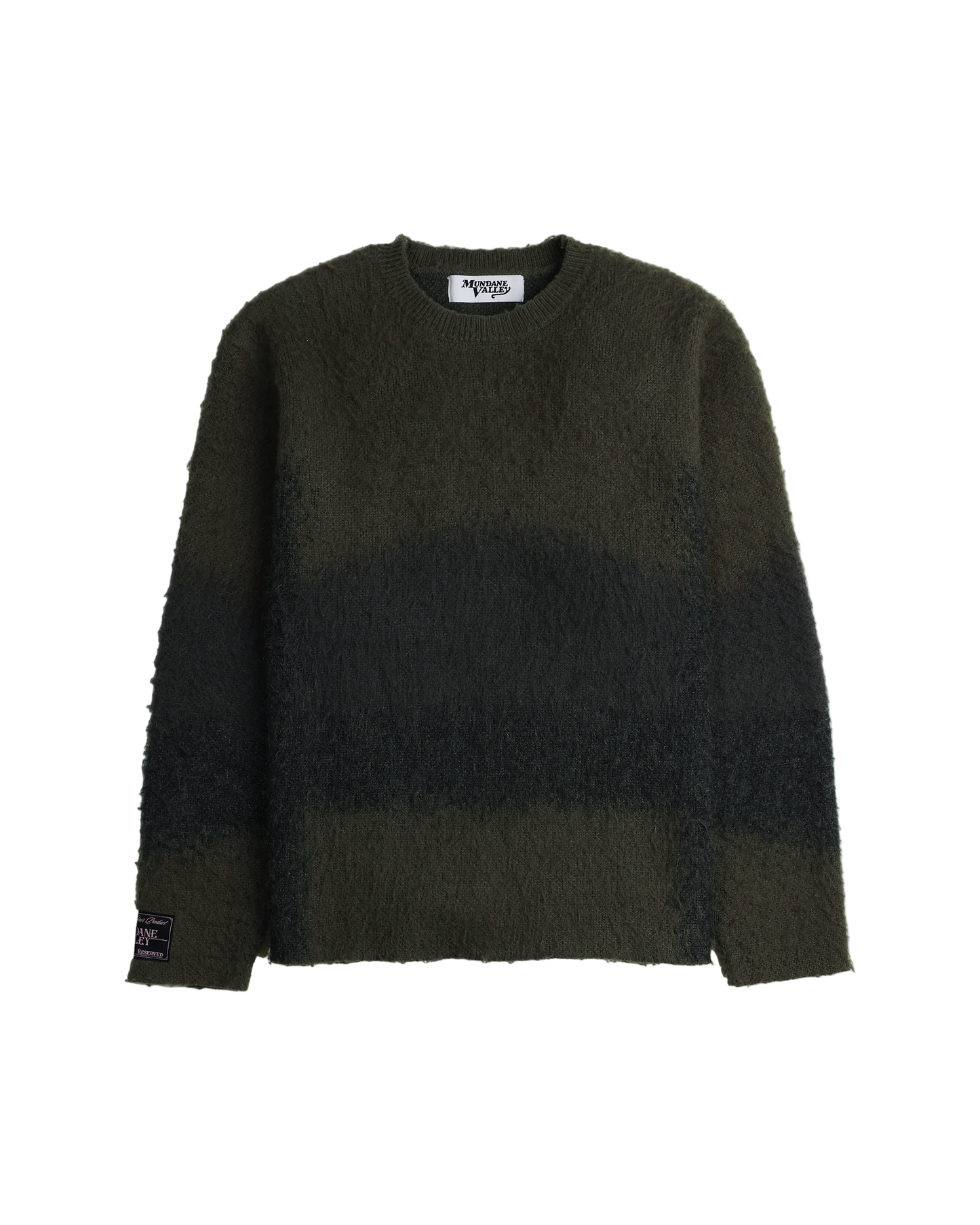 Pull ras du cou en tricot brossé